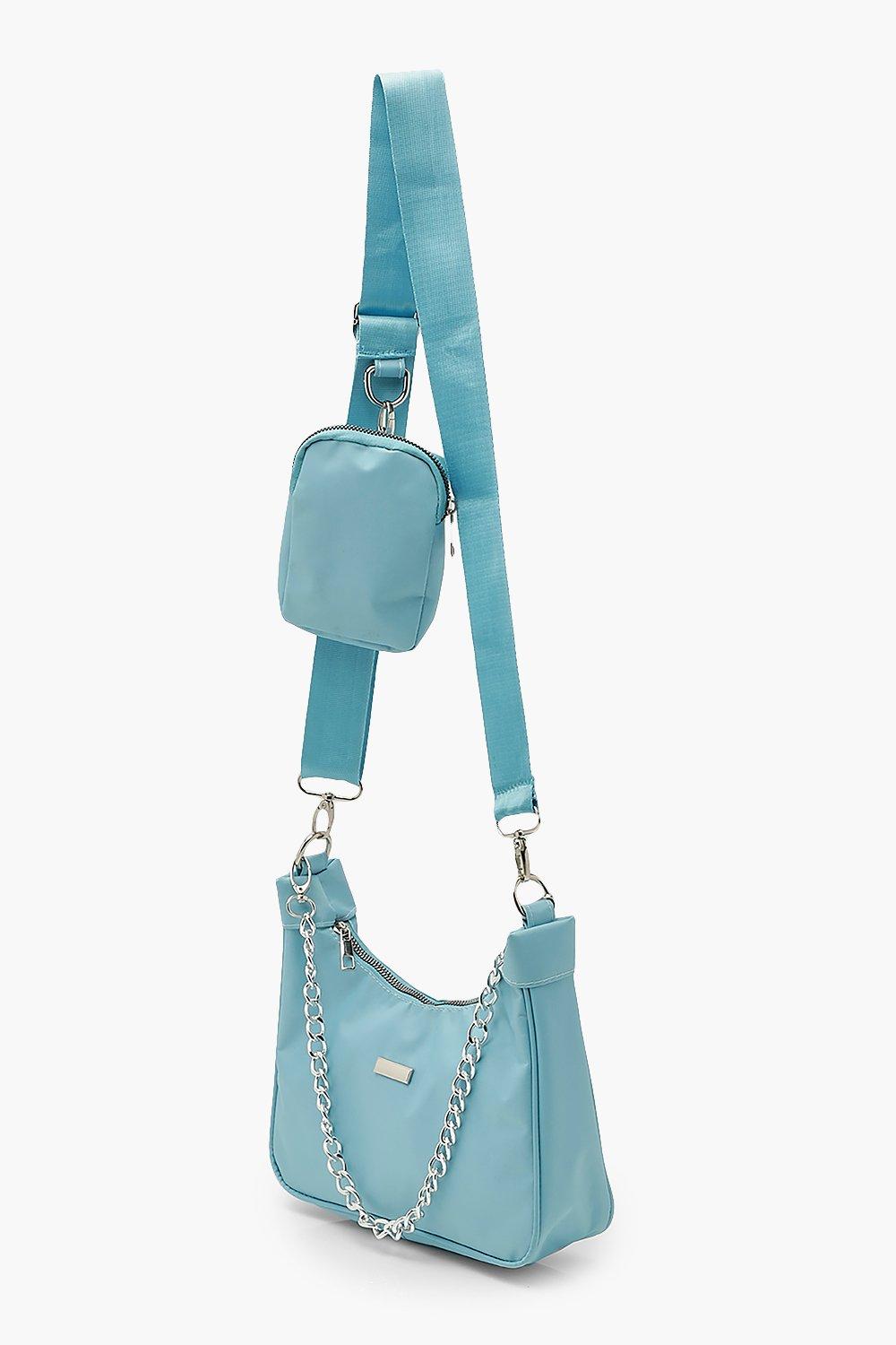 Vielseitige Cross Body aus Nylon mit Mini Tasche boohoo DE
